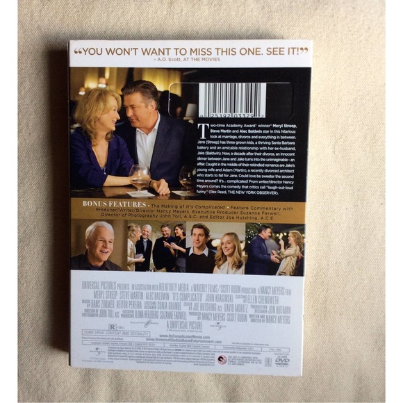 DVD It's Complicated, Meryl Streep, Steve Martin, Alec Baldwin, - Picture 2 of 3